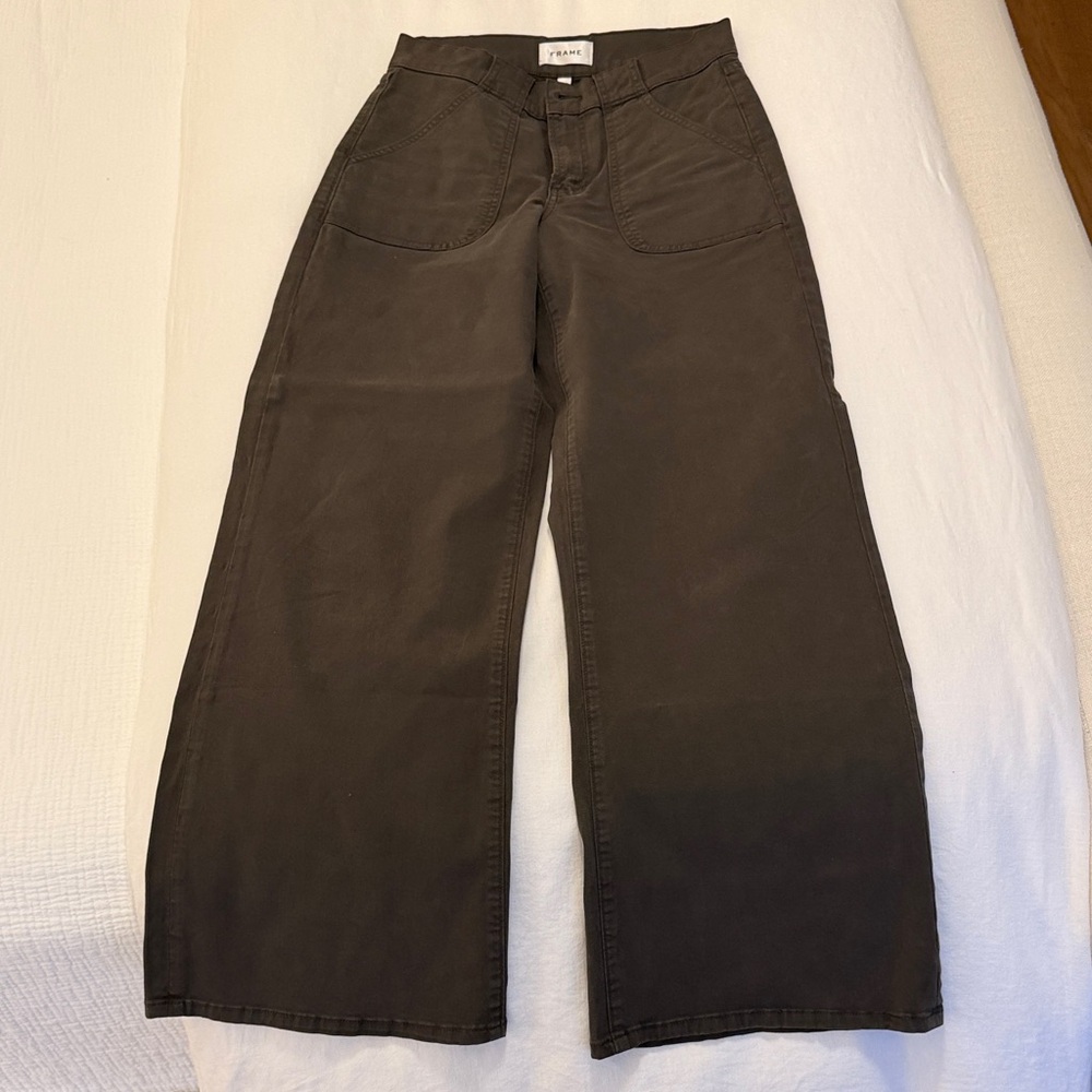 Frame Denim Modern Pocket Pant in Rich Military